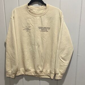 Cream Graphic Men's Sweater